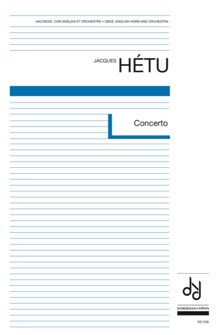 Concerto pour hautbois, cor anglais et orchestre, opus 72 (score)