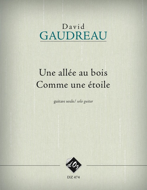Une allée au bois, Comme une étoile